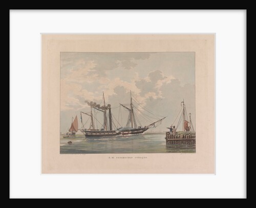 Z.M. Stoomschip Curacao by Hart