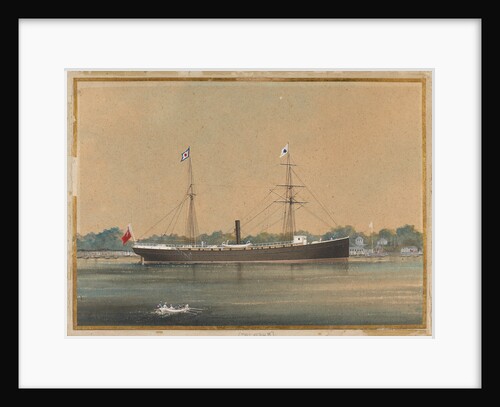 Promise screw steam vessel, Kokura flag by Unknown