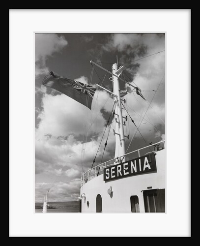 S.T.S 'Serenia' (1961), Plate No:12, Mast and Name board by Unknown