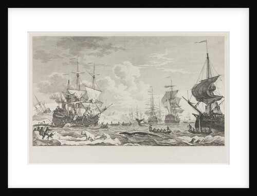 Whale fishing (2nd version) by Hendrik Kobell