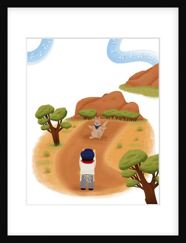 Children's book "At Sea Without Tea - The Great Cutty Sark Adventure": Ozzie (Oz) Kangaroo and James Robson. by Giulia Casarotto