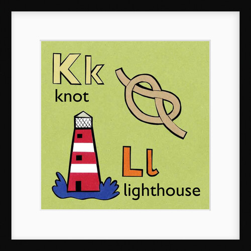 Knot and lighthouse children graphic by Anonymous