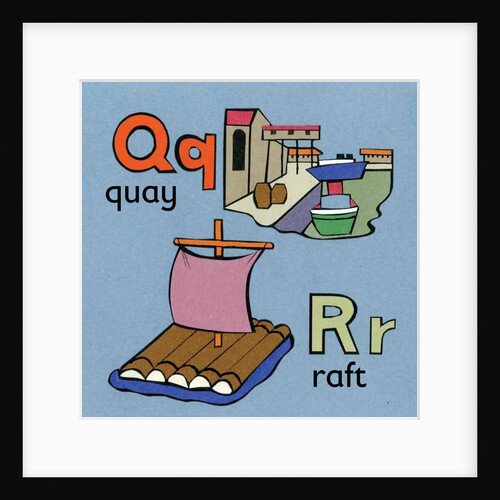 Quay and raft children graphic by Anonymous