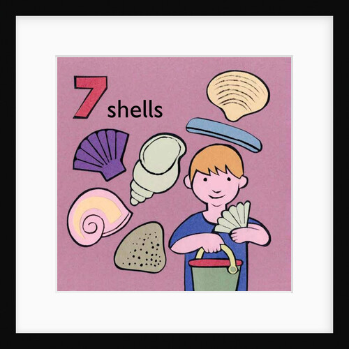 7 shells children graphic by Anonymous