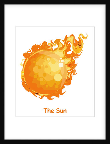 The Sun with a fireball tail by Anonymous