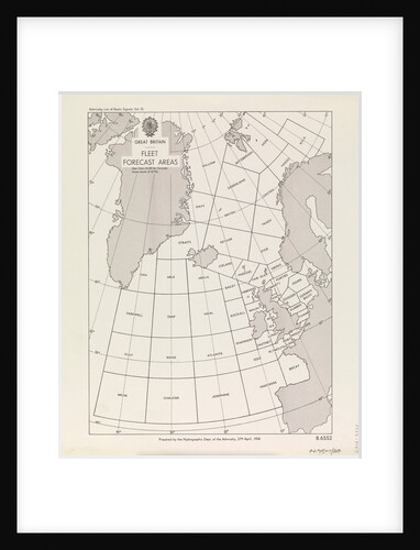 Great Britain - Fleet Forecast Areas by Hydrographic Department
