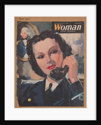 WRNS Scrapbooks - large, loose-leaf scrapbook of newspaper and magazine cuttings, 1940-1945, miscellaneous subjects re: the WRNS. by Unknown