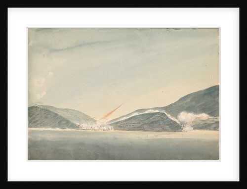 HM Brig Wizard of the island of Maritimo (western Sicily) by Unknown