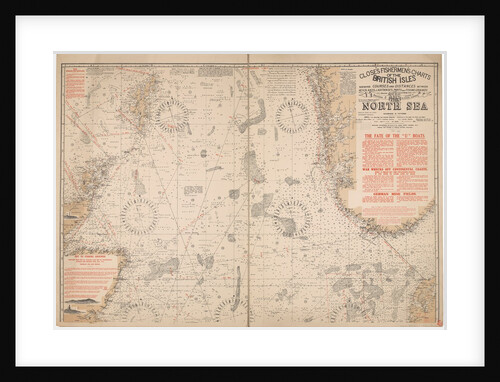 Close's fisherman charts of the British Isle section 2: The North Sea by Albert Close