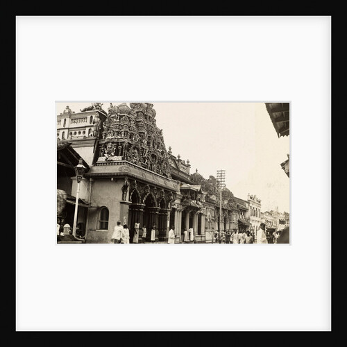 Photograph of the rear of Sri Kailawasanathan Swami Devasthanam Kovil in Sri Lanka. by Unknown