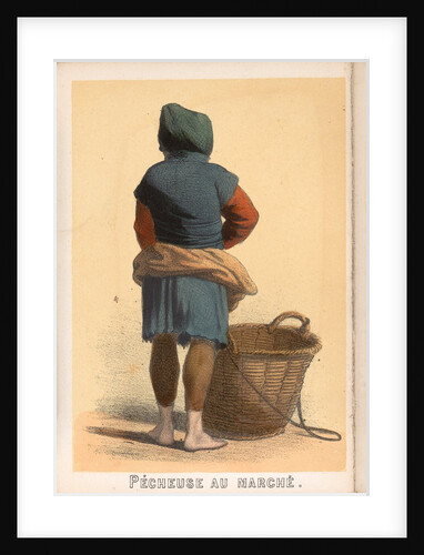 Souvenirs de Boulogne Sur Mer Book - Pecheuse au Marche by Unknown