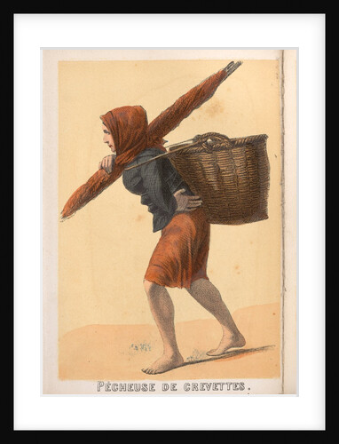 Souvenirs de Boulogne Sur Mer Book - Peucheuse de Crevette by Unknown