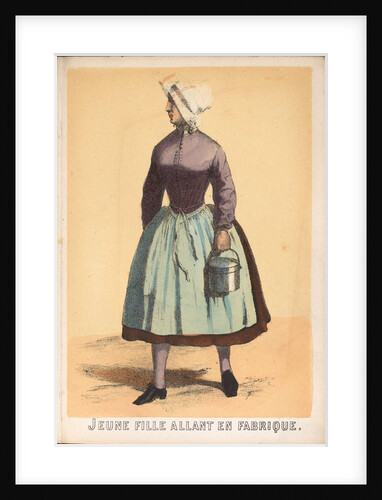 Souvenirs de Boulogne Sur Mer Book - Juene fille en fabrique by Unknown