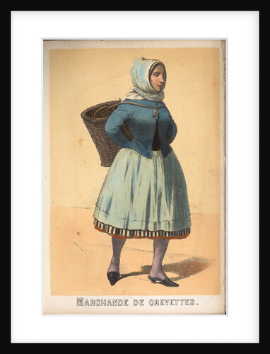 Souvenirs de Boulogne Sur Mer Book - Pecheuse de Crevettes by Unknown