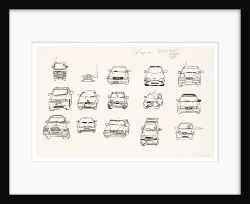 Car Sketch, 1997 by Robert Livesay
