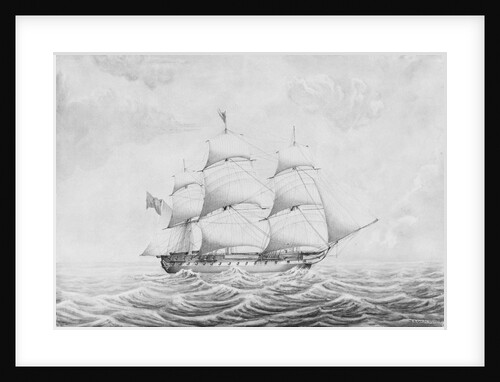 HMS 'Stag' (1830) by T.P. Coode