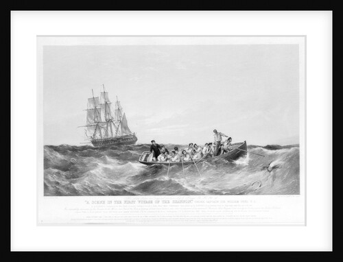 A Scene in the First Voyage of the Shannon under Captain Sir William Peel V.C.... by Edwin Hayes