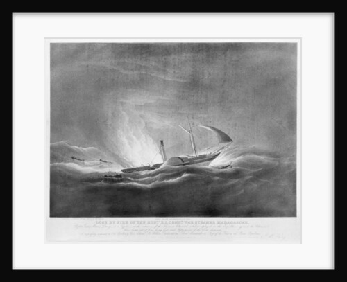 Loss by fire of the Honourable E. I. Company's war steamer 'Madagasgar'... in a typhoon, at the entrance of the Formosa Channel by William John Huggins