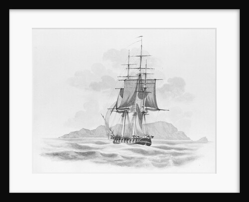 'The Rover' (?) stern on, at sea by unknown