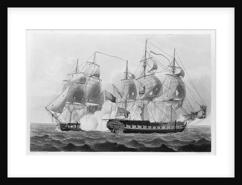 Capture of the 'Liguria', 7 August 1798 by Thomas Whitcombe