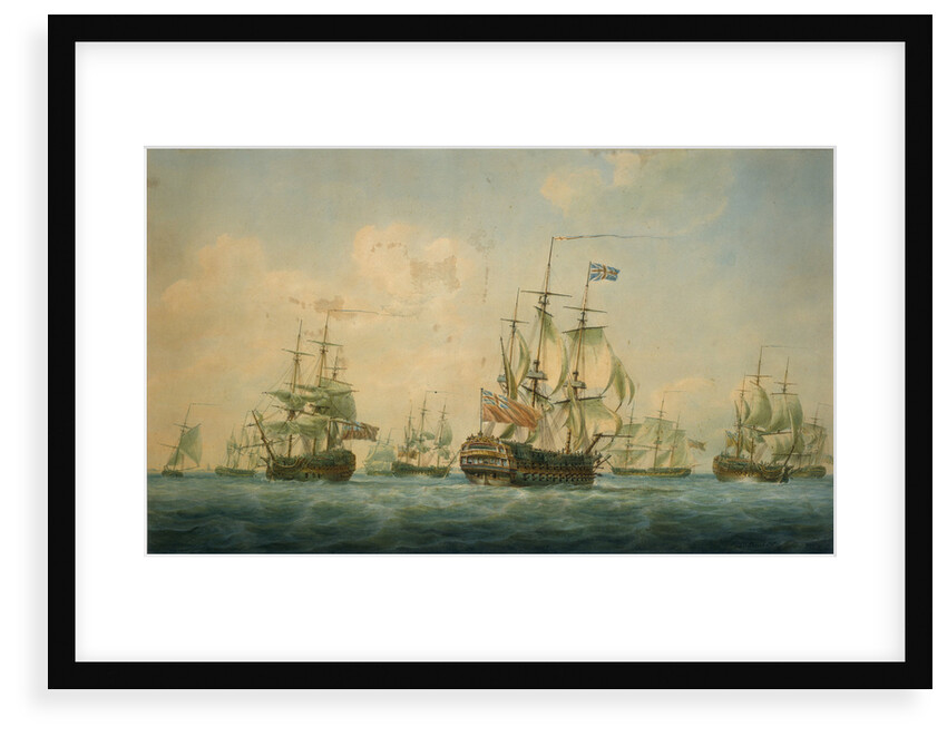Ships at Spithead 1797 by Nicholas Pocock