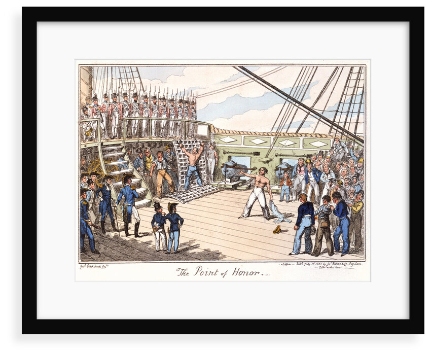 The Point of Honour by George Cruikshank