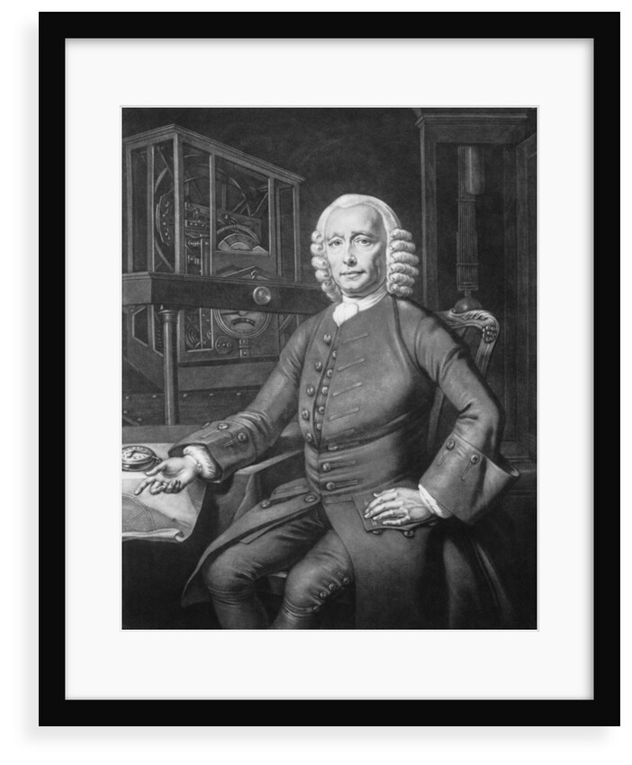 John Harrison (1693-1776), clockmaker by P. L. Tassaert