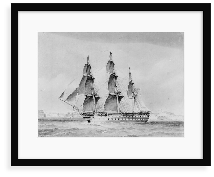 HMS 'Vengeance' (1855) by Unknown