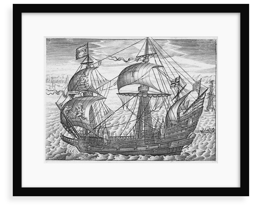 'Ark Royal' (1587) by Claes Jansz Visscher