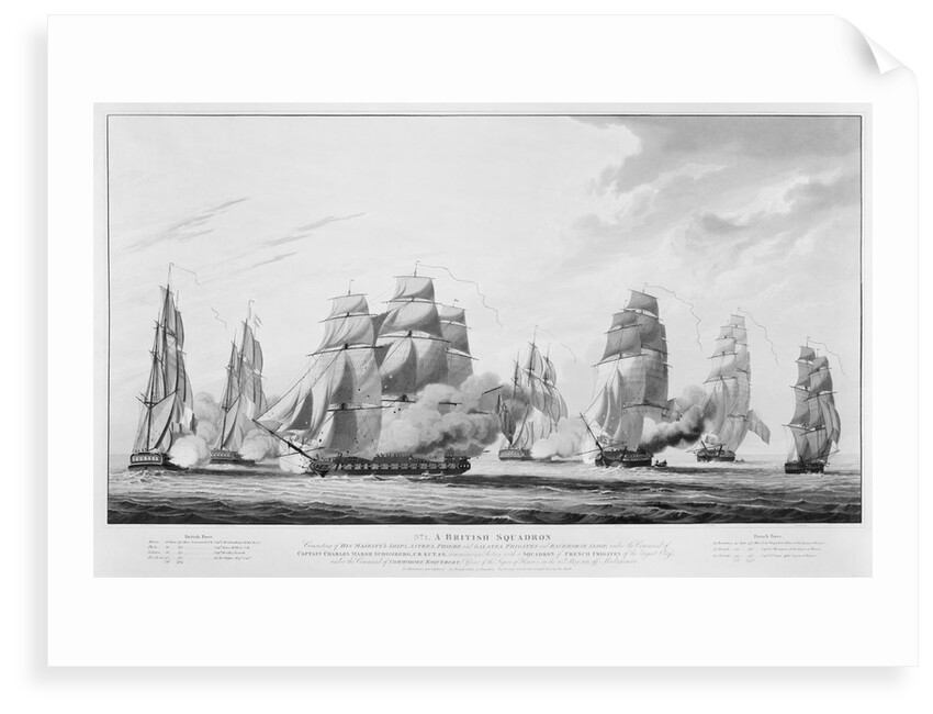 A British squadron off Madagascar by unknown