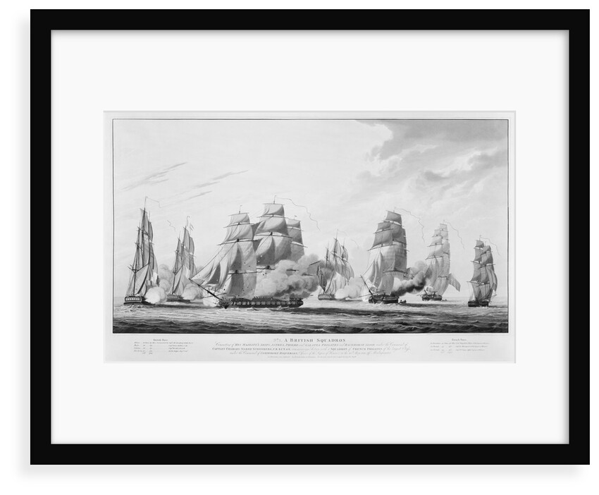 A British squadron off Madagascar by unknown