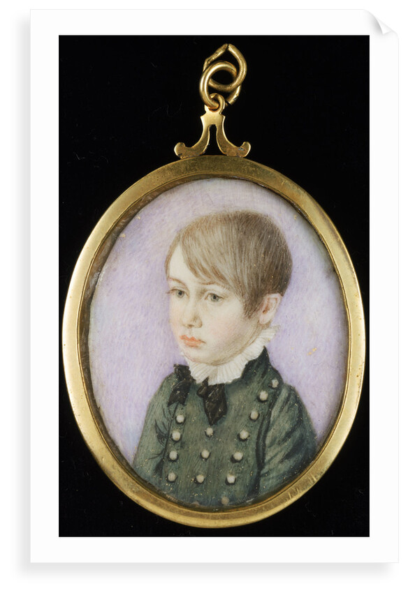 Portrait of a young boy, formerly thought to be Horatio Nelson by unknown
