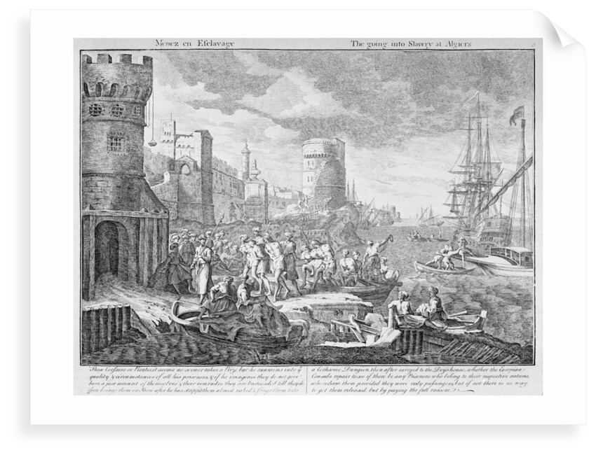 The going into slavery at Algiers by unknown