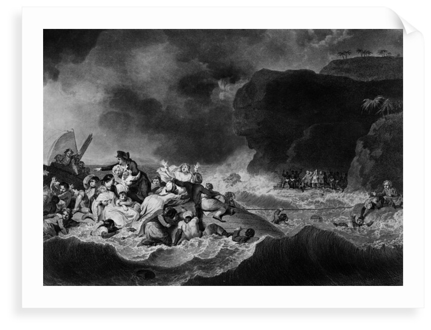 The East Indiaman 'Grosvenor' wrecked in 1782 by Robert Smirke