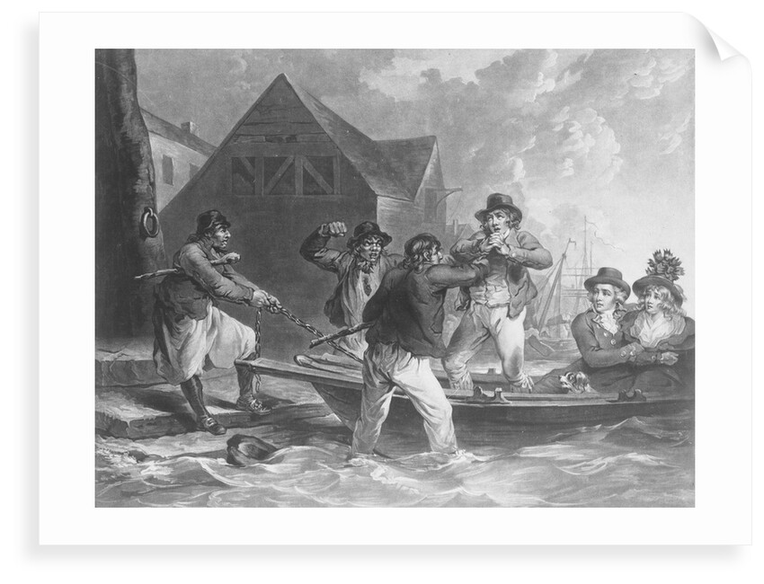 Jack in the Bilboes. From Mr Dibdin's celebrated Song call'd My Poll & my partner Joe by George Morland