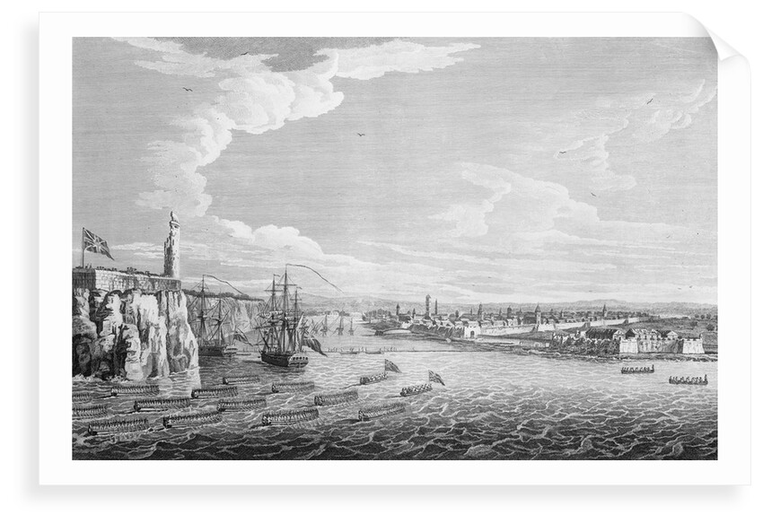 'Reduction of Havannah' (Havana, Cuba), 1762 by James Mason