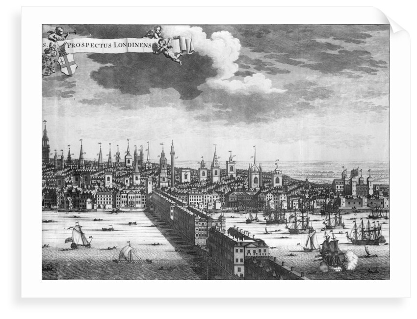 A prospect of the city of London, Plate I by Unknown