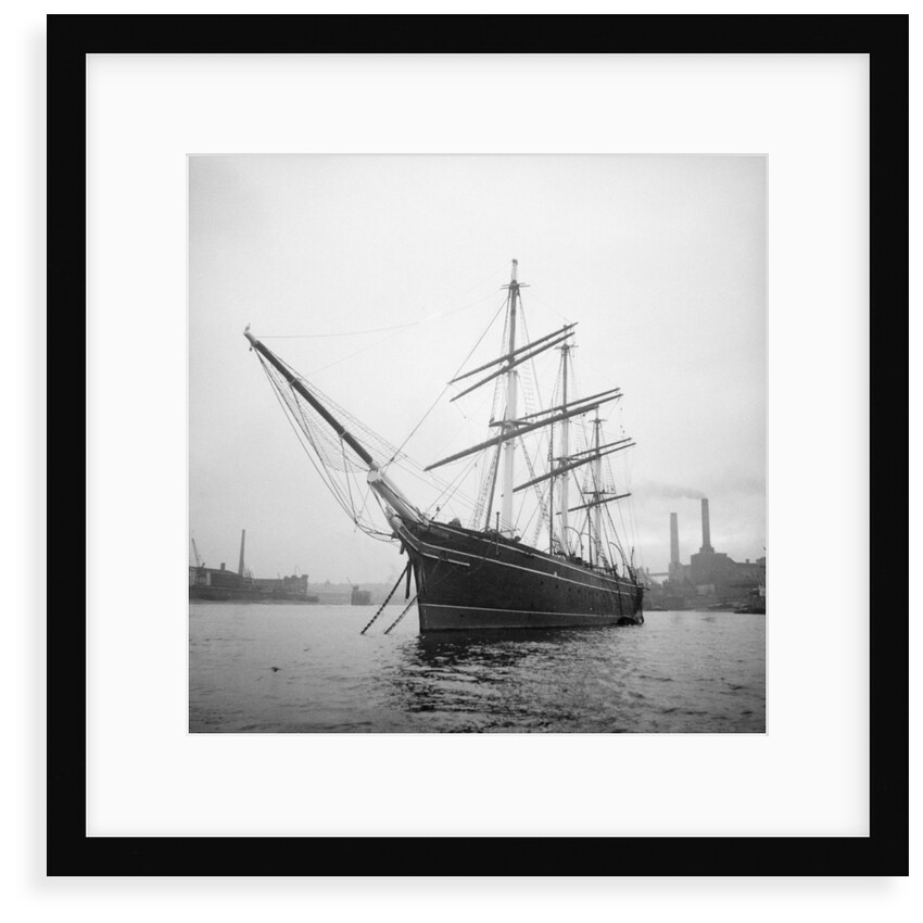 'Cutty Sark' (1869) at anchor by unknown