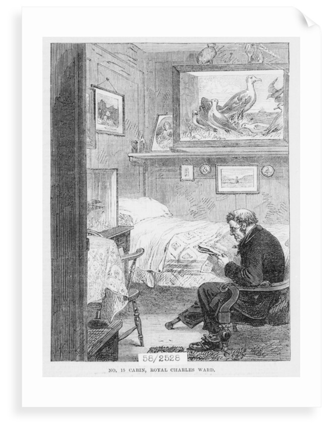 No. 15 cabin, Royal Charles Ward, Greenwich Hospital by unknown
