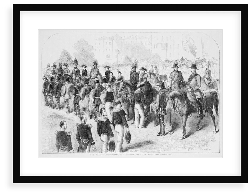 VC Parade in Hyde Park, 26 June 1857 by unknown