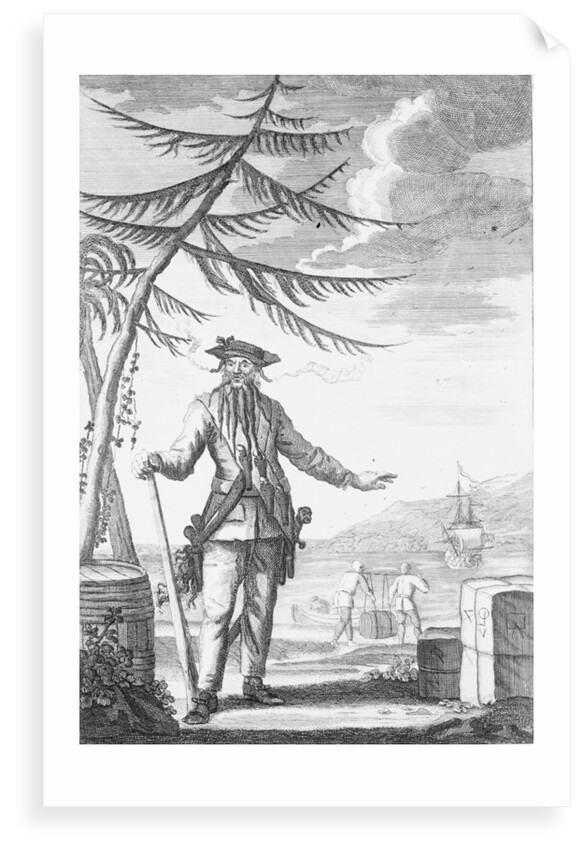 Captain Edward Teach, commonly known as Blackbeard by Thomas Nicholls