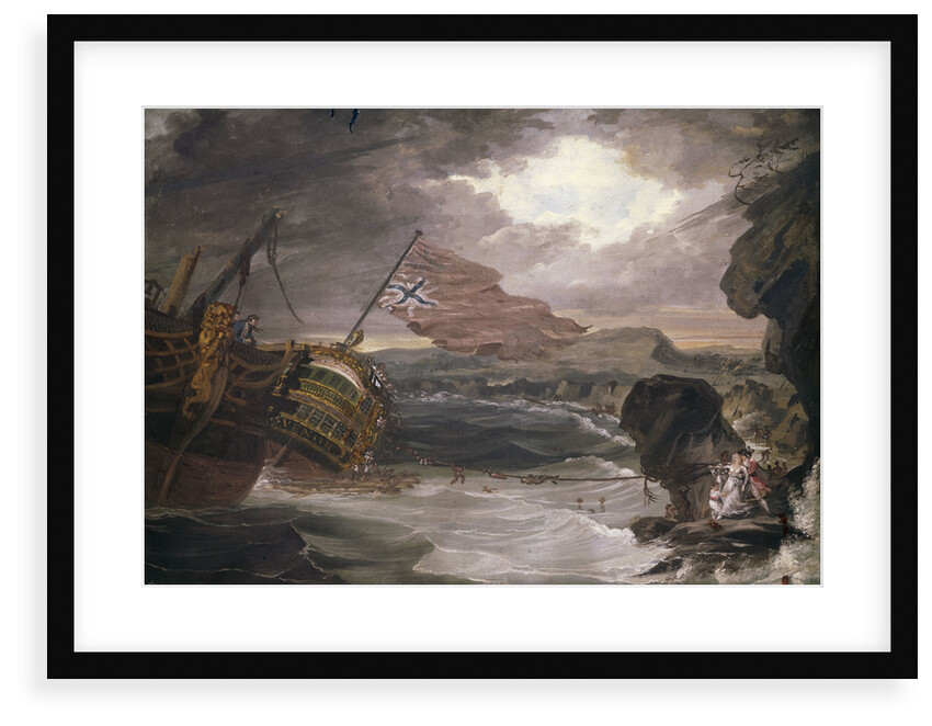 The wreck of the 'Grosvenor', 1782 by G. Carter