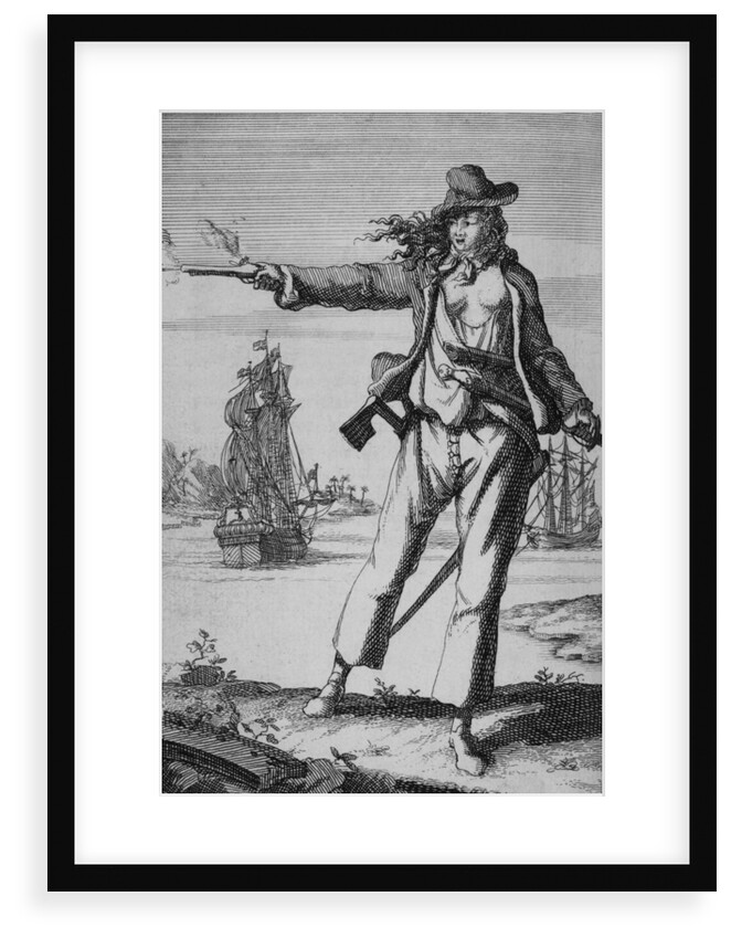 Anne Bonny, female pirate by unknown