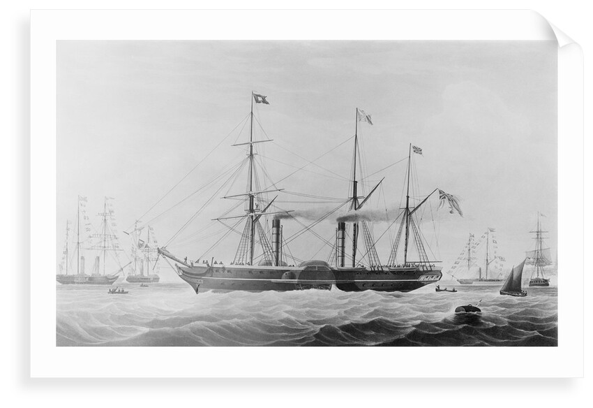 The Peninsular and Oriental Steam Navigation Company ship 'Hindostan' by Edward Duncan