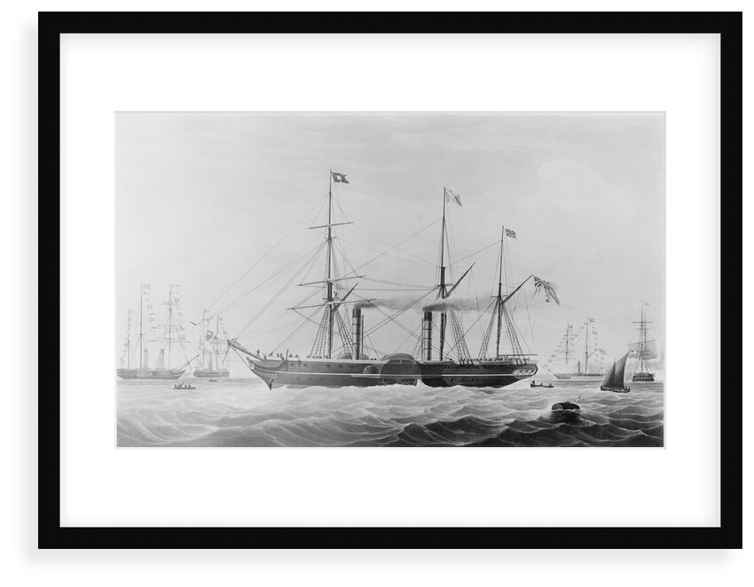 The Peninsular and Oriental Steam Navigation Company ship 'Hindostan' by Edward Duncan