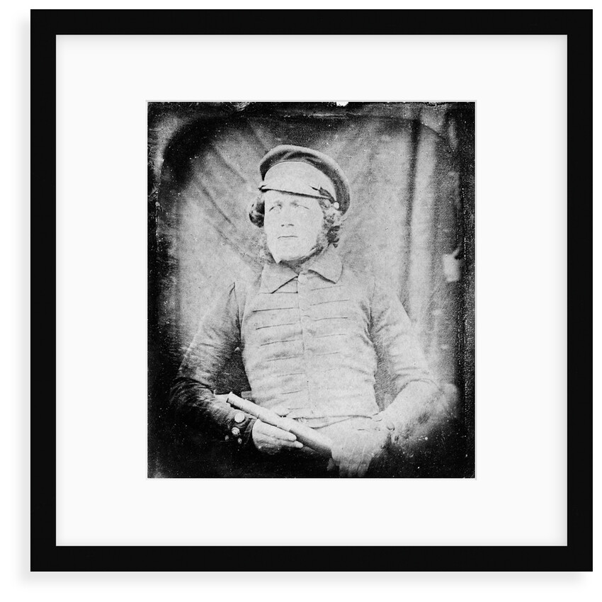 Photographic negative of Second Master Collins by Richard Beard