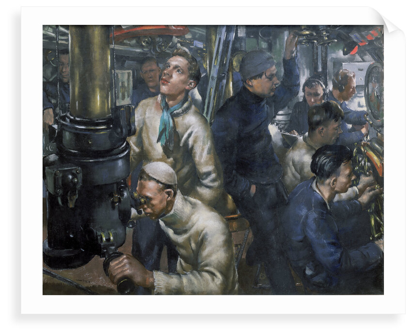 Stand by tubes. The control room of HMS 'Stubborn' by William Dennis Dring