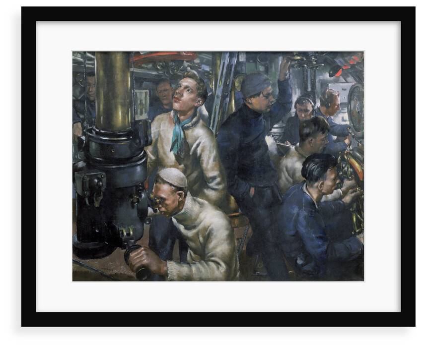 Stand by tubes. The control room of HMS 'Stubborn' by William Dennis Dring