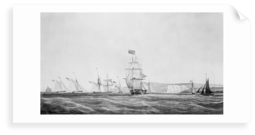 HMS 'Vestal' by John Christian Schetky