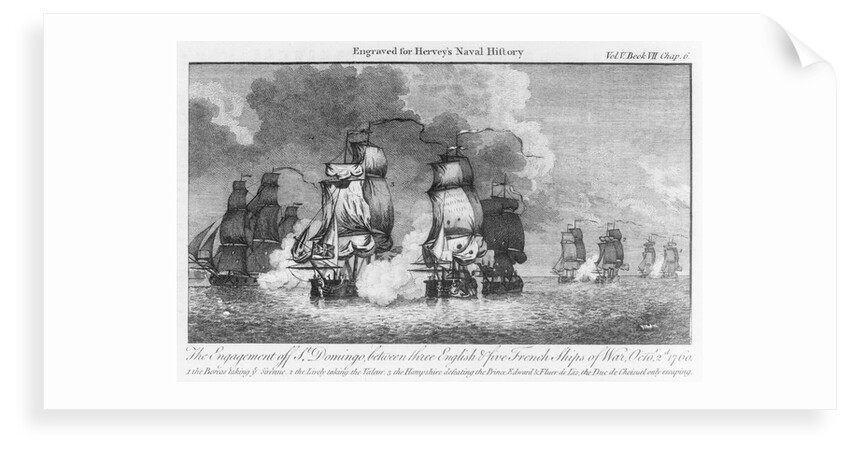 The Engagement off St Domingo by Frederic Hervey (author)